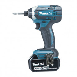 Atornillador Impacto MAKITA DTD152RTJ 18V 165Nm 5.0Ah + Juego Puntas 18V