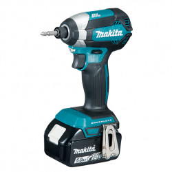 Atornillador Impacto MAKITA DTD153RTJ BL 18V 5.0AH 170Nm + Regalo Juego Puntas 18V