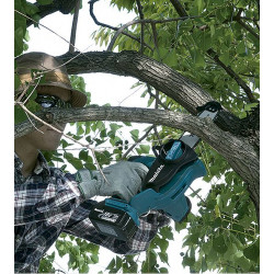 Motosierra Batería MAKITA DUC122RTE 18V 115mm 5.0Ah + Aceite cadena + Guantes Piel Sierras de Batería