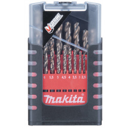 Estuche Brocas 19 Piezas HSS-G 1-10 mm Taladrado Metal