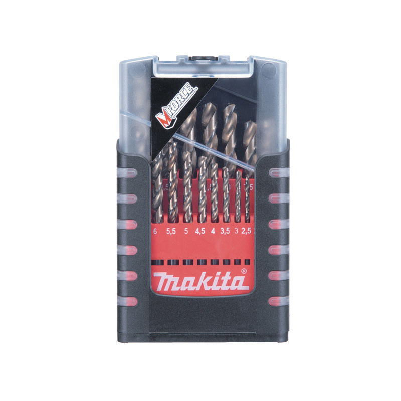 Estuche Brocas 19 Piezas HSS-G 1-10 mm Taladrado Metal