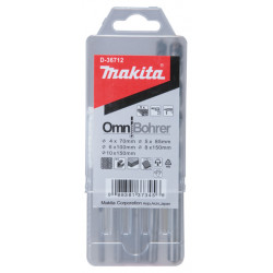 Estuche Brocas MAKITA D-30477 Multimaterial OMNIBOHRER 5 Piezas 5-12 mm Brocas
