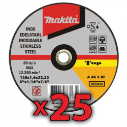 Disco Corte Acero Inoxidable 115x1mm 25 Unidades 115 MM