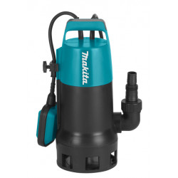 Electrobomba Aguas Sucias 1.100W 240L/min PF1010 + Set de abrazaderas y Adaptador PVC Electrobombas