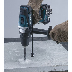 Taladro Combinado MAKITA DHP458RMJ 18V 91Nm 2 Baterías 4.0Ah MAKPAC + Juego Puntas + Adaptador 18V