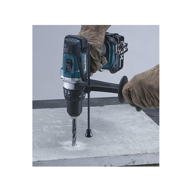 Taladro Combinado MAKITA DHP458RMJ 18V 91Nm 2 Baterías 4.0Ah MAKPAC + Juego Puntas + Adaptador 18V Taladro Combinado MAKITA DHP458RMJ 18V 91Nm 2 Baterías 4.0Ah MAKPAC + Juego Puntas + Adaptador 18V