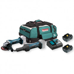 Kit Cerrajero MAKITA DGA452+ DGD0800+ Baterías 5.0Ah + TROLLEY REGALO Kit recomendados