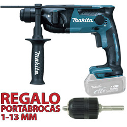 Martillo Electroneumatico MAKITA DHR165Z Bateria 18v 16mm + Portabrocas Automático Martillos