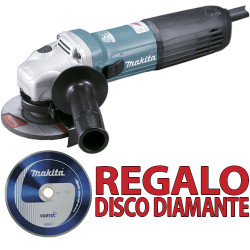 Amoladora 115mm 1.100W SAR GA4540RZ + Disco Diamante B13085 115 mm