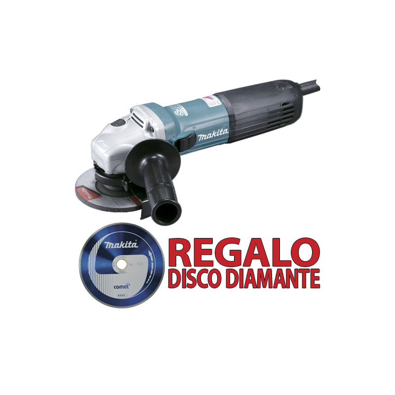 Amoladora 115mm 1.100W SAR GA4540RZ + Disco Diamante B13085 115 mm