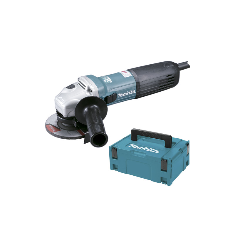 Amoladora MAKITA GA5040C 125mm 1.400W + MALETIN MakPac 115 mm