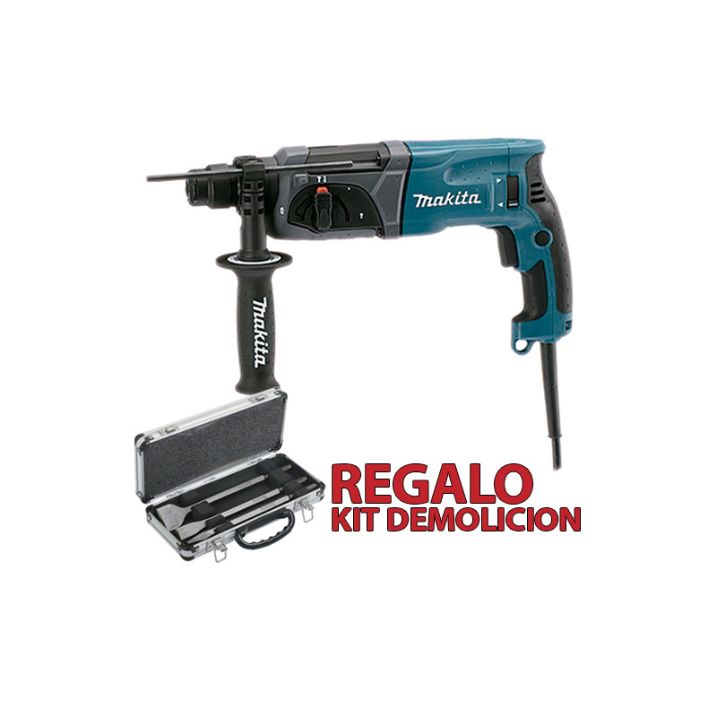 Martillo Ligero MAKITA HR2470 3 Modos 780W + Kit Demolición D-05181 Martillos Ligeros Martillo Ligero MAKITA HR2470 3 Modos 780W + Kit Demolición D-05181 Martillos Ligeros