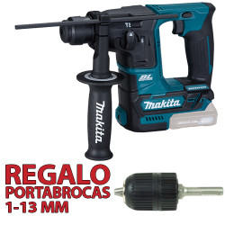 Martillo MAKITA HR166DZ 16mm 12V + Portabrocas Automático 10.8V