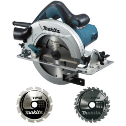 Sierra Circular MAKITA HS7601 190mm 1.200W + 2 Discos Corte Madera Sierras Circulares