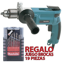 Taladro Sin Percutor 13mm 750W Manual DP4002 + Regalo Juego Brocas Cobalto Taladros Sin Percutor