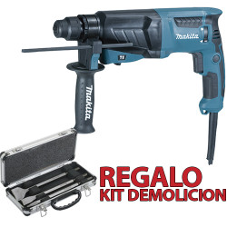 Martillo Ligero MAKITA HR2630 3 modos 800W Con Kit Demolición D-05181 Martillos Ligeros
