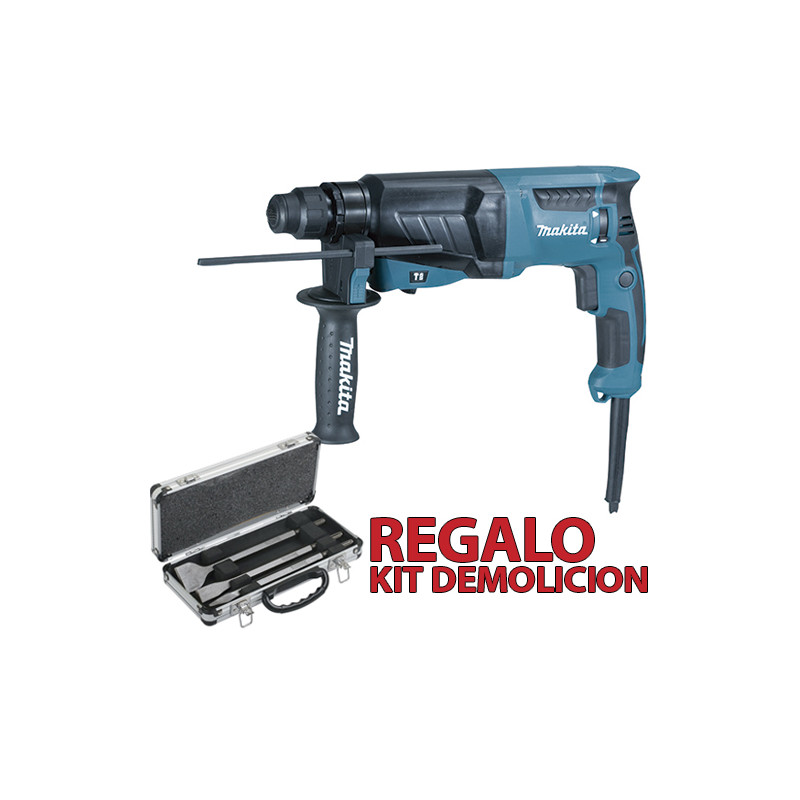 Martillo Ligero MAKITA HR2630 3 modos 800W Con Kit Demolición D-05181 Martillos Ligeros Martillo Ligero MAKITA HR2630 3 modos 800W Con Kit Demolición D-05181 Martillos Ligeros