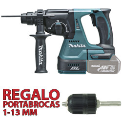 Martillo 3 Modos 24mm 18V DHR242Z + Portabrocas Automático Martillos
