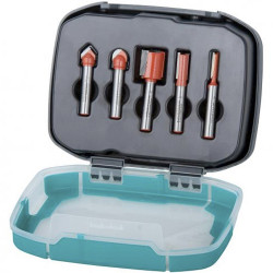 Fresadora Superficie MAKITA RP2303FCXJ 2.300W 6-8-12mm 70mm MALETIN MAKPAC + JUEGO FRESAS Fresadoras de Superficie