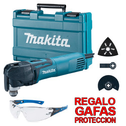 Multiherramienta MAKITA TM3010CX6 320W Cambio Rápido + Regalo Gafas Protección Multiherramienta Eléctrica