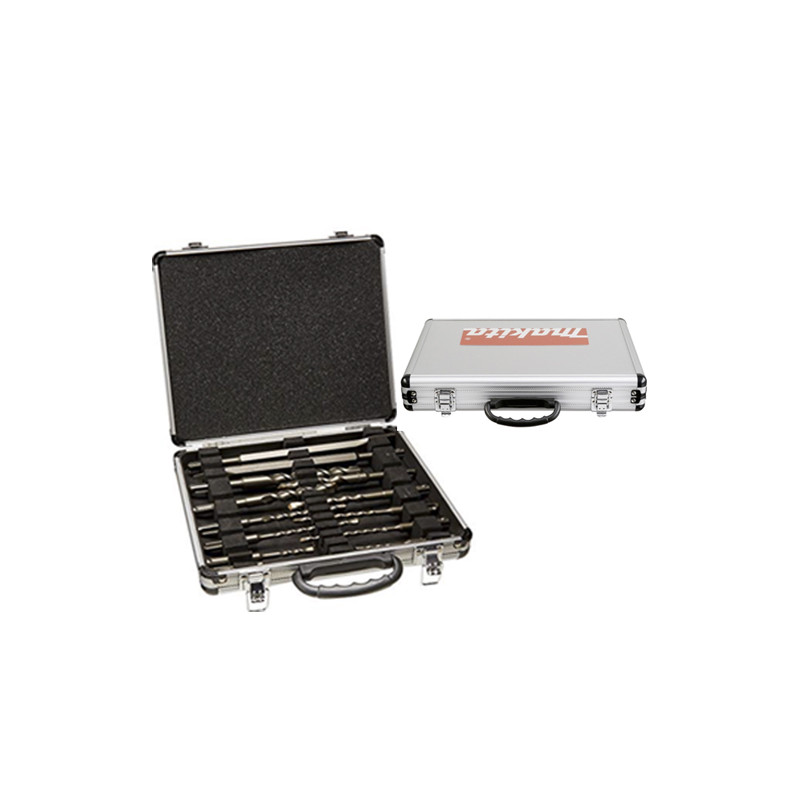 Kit Demolición y Brocas SDS-Plus 17 Piezas Maletín Aluminio D19180 Demolición Kit Demolición y Brocas SDS-Plus 17 Piezas Maletín Aluminio D19180 Demolición