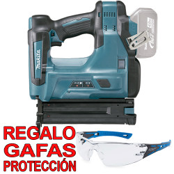 Clavadora MAKITA DBN500Z 18V Ø1,2mm 50mm + Gafas Protección Clavadoras y Grapadoras