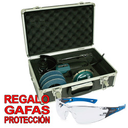 Amoladora MAKITA GA4530RX1 115 mm 720W Maletín Metalico + Gafas Seguridad 115 mm