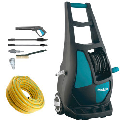 Hidrolimpiadora 420L/h 140bar 2.100W HW132 + 16,5m Manguera 3/4" Hidrolimpiadoras