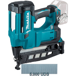Clavadora MAKITA DBN600Z 18V Ø1,4mm 60mm + 5000 Clavos Medida Seleccionable Clavadoras y Grapadoras