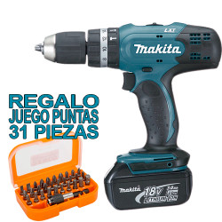 Taladro Combinado DHP453RFE 18V 42Nm 3.0Ah + Juego Puntas TOP OFERTAS TOP OFERTAS