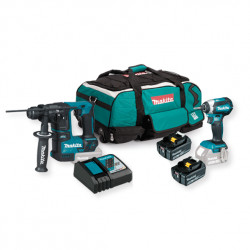 Kit MAKITA DHR171Z + DTD153Z + 2 Baterías 5.0 Ah + Cargador Rápido + Trolley Kit recomendados