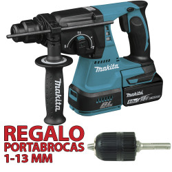 Martillo 3 Modos 24mm 18V 5.0Ah DHR242RTJ + Regalo Portabrocas Automático 18V