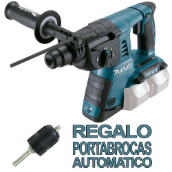 Martillo 3 Modos 26mm 2x18V DHR263Z + Portabrocas Automático Martillos