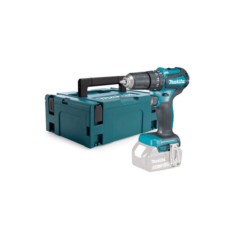 Taladro Combinado MAKITA DHP484ZJ BL 18V 54Nm MALETIN MAKPAC Taladros Percutores Taladro Combinado MAKITA DHP484ZJ BL 18V 54Nm MALETIN MAKPAC Taladros Percutores