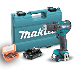 Taladro Atornillador BL 12V 35Nm 2.0Ah DF332DSAE + JUEGO PUNTAS 10.8V