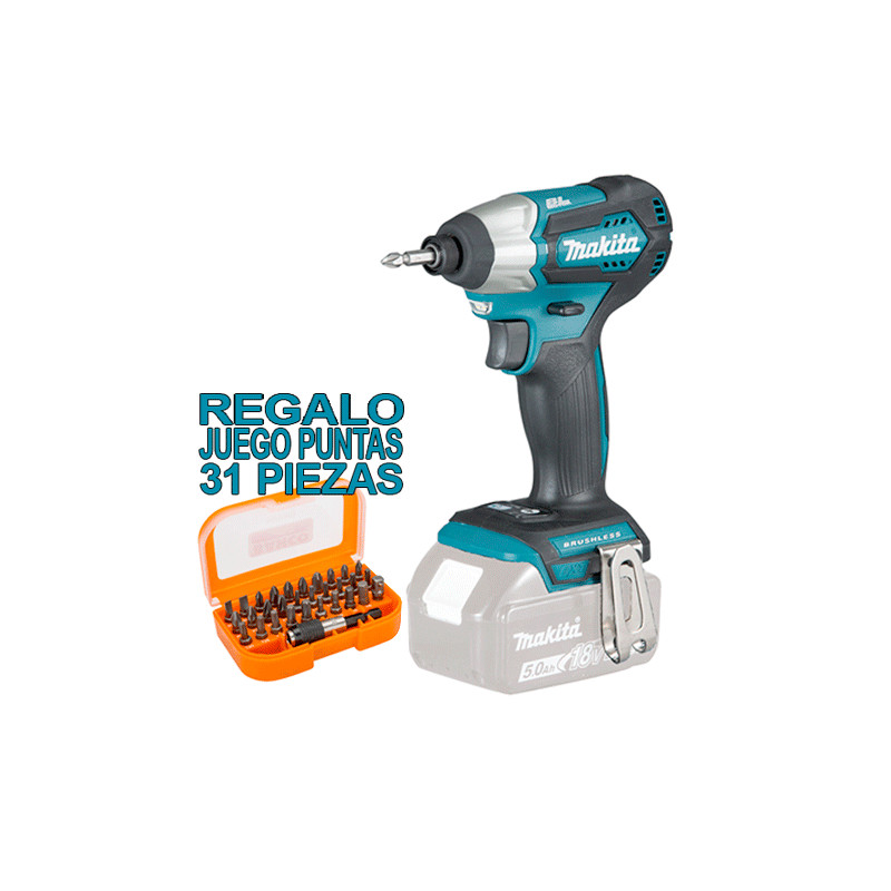 Atornillador Impacto BL 18V 140Nm DTD155Z + Regalo Juego Puntas Atornilladores de Impacto