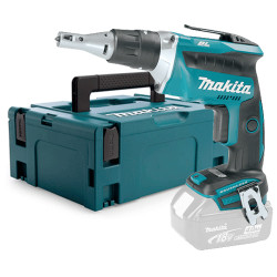 Atornillador Pladur MAKITA BL 18V 4.000R.p.m. DFS452ZJ + Maletin MakPac MAKITA Atornilladores Tabiquería Seca