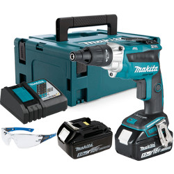 Atornillador Autotaladrantes MAKITA BL 18V 2.500R.p.m. 5.0Ah DFS251RTJ + Regalo Gafas Protección Atornilladores Pladur