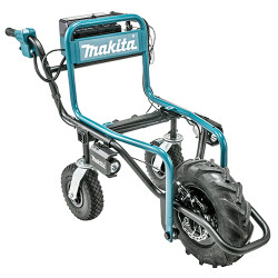 Carretilla 18V 130Kg 3,5Km/h BL DCU180Z + Parrilla + Kit Alimentación 2 Baterías + Cargador Kit recomendados