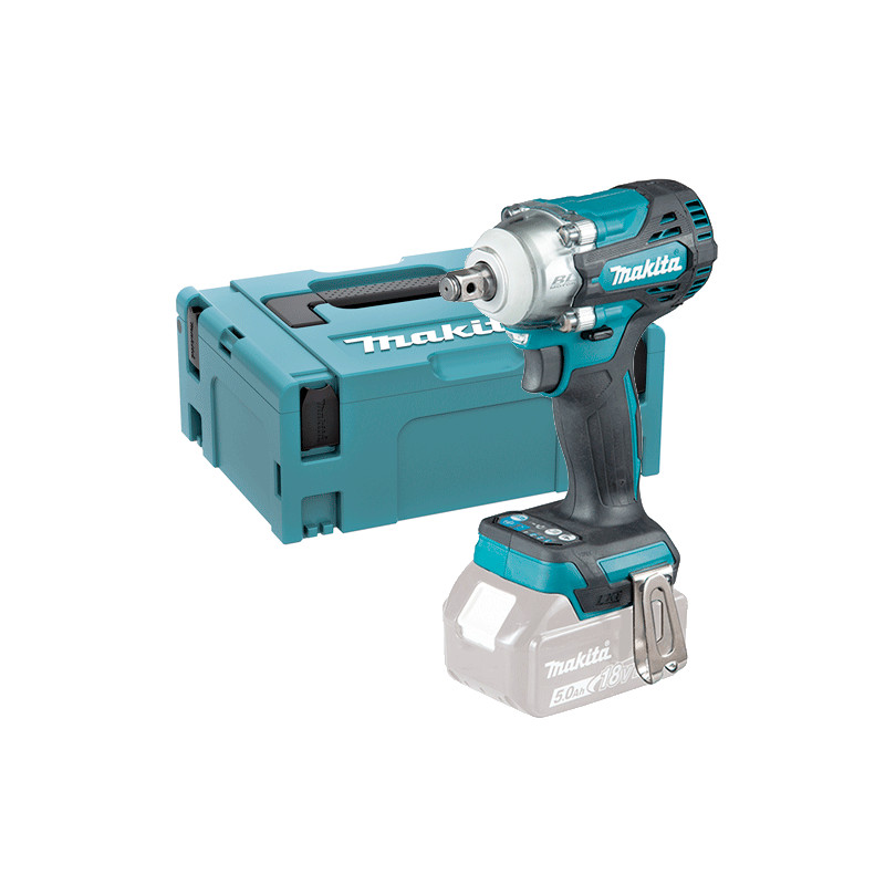 Llave Impacto MAKITA DTW301ZJ 18V BL 330Nm 1/2" Inserción Bola + Maletín MakPac Llaves de Impacto