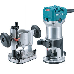 Fresadora Multifunción MAKITA RT0702C 710W 35mm+ Base Superficie 195563-0 Fresadoras de Superficie