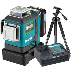 Nivel Láser Verde MAKITA SK700GD 3 Lineas 12V 2.0Ah + Tripode BLACK FRIDAY Kit recomendados