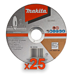 Amoladora MAKITA 18V 115mm DGA454Z + 25 Discos Corte METAL Amoladoras
