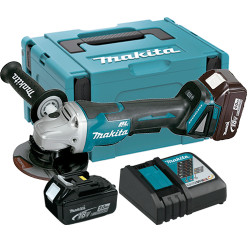 Amoladora MAKITA BL 18V 5.0Ah 115mm DGA458RTJ 115 mm