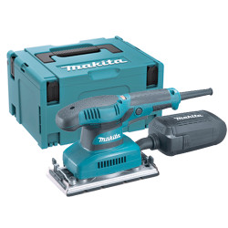 Lijadora Orbital MAKITA BO3711J 190W V.Variable 93x185mm + MALETIN MAKPAC Lijadoras Orbitales