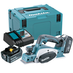 Cepillo Carpintero MAKITA DKP180RTJ 82mm 18V 5.0Ah MakPac tipo 3 Cepillos de Batería