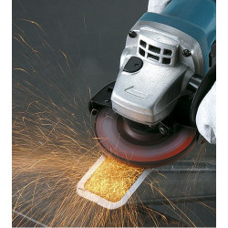 Amoladora MAKITA 9558HNR 125mm 840W SAR + 10 Disco Corte Metal 1mm MAKITA 125 mm