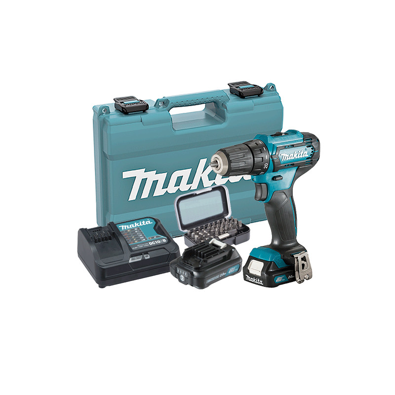 Taladro Atornillador MAKITA 12V 30Nm 2.0Ah DF333DSAE + JUEGO 30 PUNTAS + ADAPTADOR 10.8V Taladro Atornillador MAKITA 12V 30Nm 2.0Ah DF333DSAE + JUEGO 30 PUNTAS + ADAPTADOR 10.8V