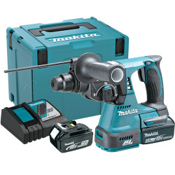 Martillo MAKITA DHR242RTJ 3 Modos 24mm 18V 2 Baterías 5.0Ah TOP OFERTAS 18V
