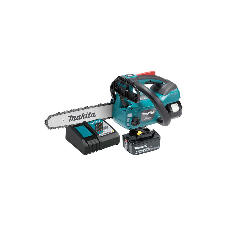 Sierra Cadena MAKITA DUC254Z 25cm 18V + 2 Baterias 6.0Ah BL1860B + Cargador DC18RC BLACK FRIDAY Sierras de Batería Sierra Cadena MAKITA DUC254Z 25cm 18V + 2 Baterias 6.0Ah BL1860B + Cargador DC18RC BLACK FRIDAY Sierras de Batería